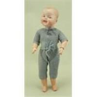 Rare Gebruder Heubach 8191 bisque head character doll, German circa 1910,