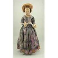 Papier mache crèche-type figure, probably southern Germany, 19th century,