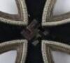 Extremely Rare WW2 German Iron Cross 1st Class 1939 Round 3 Variant - 4