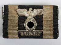 Third Reich 1939 Bar to the Iron Cross 2nd Class Medal Ribbon Bar