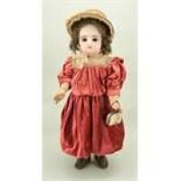 Francois Gaultier bisque head Bebe doll, French circa 1890,