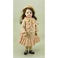Francois Gaultier bisque head Bebe doll, French circa 1885,