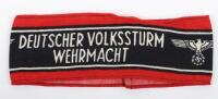 WW2 German Deutscher Volkssturm Wehrmacht Armband