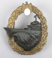 WW2 German Kriegsmarine Destroyers War Badge by Sohni Heubach u Co, Oberstein