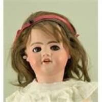 S.F.B.J DEPOSE bisque head walking doll, French circa 1910,