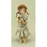 Francois Gaultier bisque shoulder head fashion doll, French circa 1870,