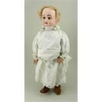 Paris Bebe bisque head doll, French circa 1890,