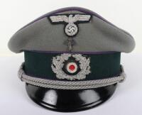 Rare WW2 German Army Chaplains Peaked Service Cap