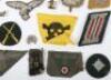 WW2 German and Italian Cloth Insignia Grouping - 6