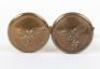 WW2 German Luftwaffe Officers Cuff Links - 2