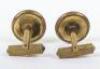 WW2 German Luftwaffe Officers Cuff Links - 4