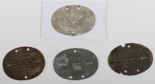 4x WW2 German Identity Discs