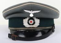 WW2 German Infantry NCO’s Peaked Cap