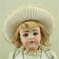 J.D Kestner 149 bisque head doll, German circa 1910,