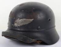 Luftschutz M-40 Beaded Combat Helmet,