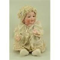 J.D Kestner 211 bisque head character baby doll, German circa 1910,