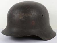 WW2 German Armed Forces M-42 Steel Combat Helmet