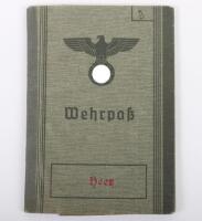 WW2 German Wehrpass to a WW1 Austro-Hungarian Infantry Officer