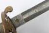 Scarce Victorian 1845 Pattern Infantry Officers Sword of the 2nd Hampshire Rifle Volunteers - 5