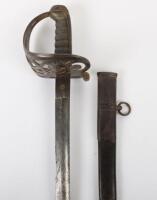 Scarce Victorian 1845 Pattern Rifle Officers Sword of the Isle Of Wight Rifle Volunteers