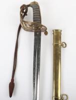 Rare Victorian 1857 Pattern Engineers Officers Sword of the Hampshire Submarine Miners