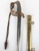 Rare Victorian 1857 Pattern Engineers Officers Sword of the Hampshire Submarine Miners