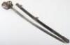 Scarce Victorian 1845 Pattern Rifle Officers Sword of the Isle Of Wight Rifle Volunteers - 13
