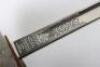 EIIR 1897 Pattern Infantry Officers Sword by Wilkinson No.107600 - 7