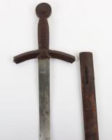 Well-Made German Theatrical Sword of Vaguely Medieval Style c.1900