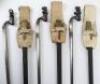 3x British Enfield Socket Bayonets - 2