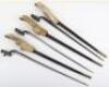 3x British Enfield Socket Bayonets - 6