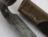 3x British Enfield Socket Bayonets - 4