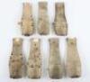 7x British Victorian Slade Wallace Bayonet Frogs - 2
