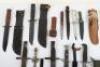 Various Knives and Bayonets - 3