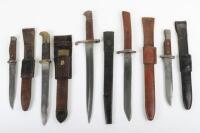 5x Cut Down Bayonet Fighting Knives