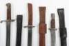 5x Cut Down Bayonet Fighting Knives - 3
