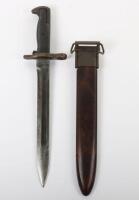 American Garand Bayonet in Danish Scabbard