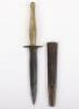 WW2 British 2nd Pattern Fairbairn Sykes (F.S) B2 Commando Knife - 2