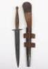 Unusual Variation WW2 2nd Pattern Fairbairn Sykes (F.S) Commando Knife - 2