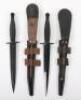 2x British 1970&rsquo;s / 1980&rsquo;s Fairbairn Sykes (F.S) Commando Knives - 2