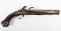 16 Bore Flintlock Holster Pistol by H. Delaney c.1700