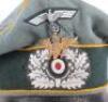 WW2 German Army Cavalry Officers Crusher Cap - 8