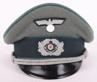 WW2 German Army Administration Officers Peaked Cap