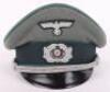 WW2 German Army Administration Officers Peaked Cap - 2