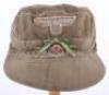 Rare WW2 German Afrikakorps Panzer Grenadier 1st Pattern Field Cap - 3