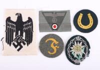 WW2 German Army M-43 Field Cap Insignia