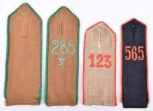 4x Hitler Youth Tunic Shoulder Boards