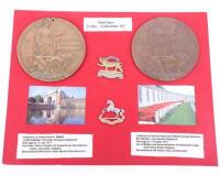 Pair of WW1 British Memorial Plaques