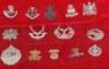 Large Display of British Infantry of the Line Cap Badges - 11