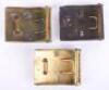 3x WW1 German Prussian Other Ranks Belt Buckles - 2